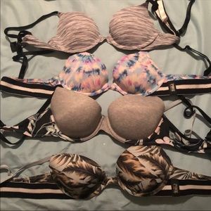 4 Pack Victoria’s Secret Bras T shirt Bra Used